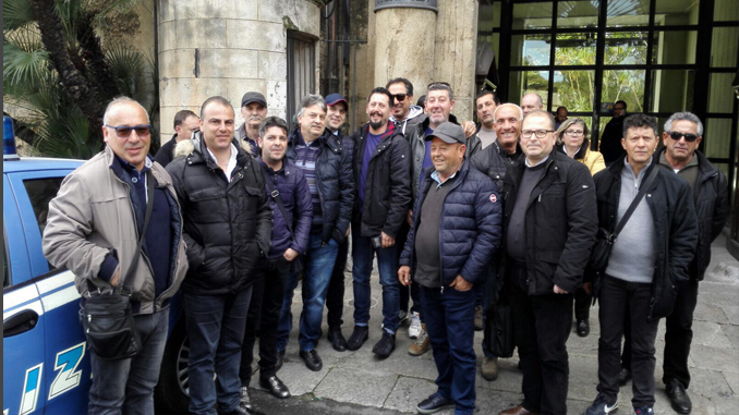 I netturbini protestano a Palermo