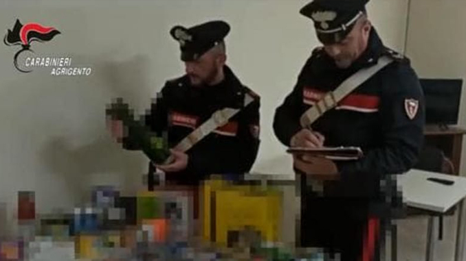 Carabinieri recuperano refurtiva