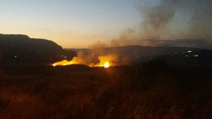 Incendio a Mollarella