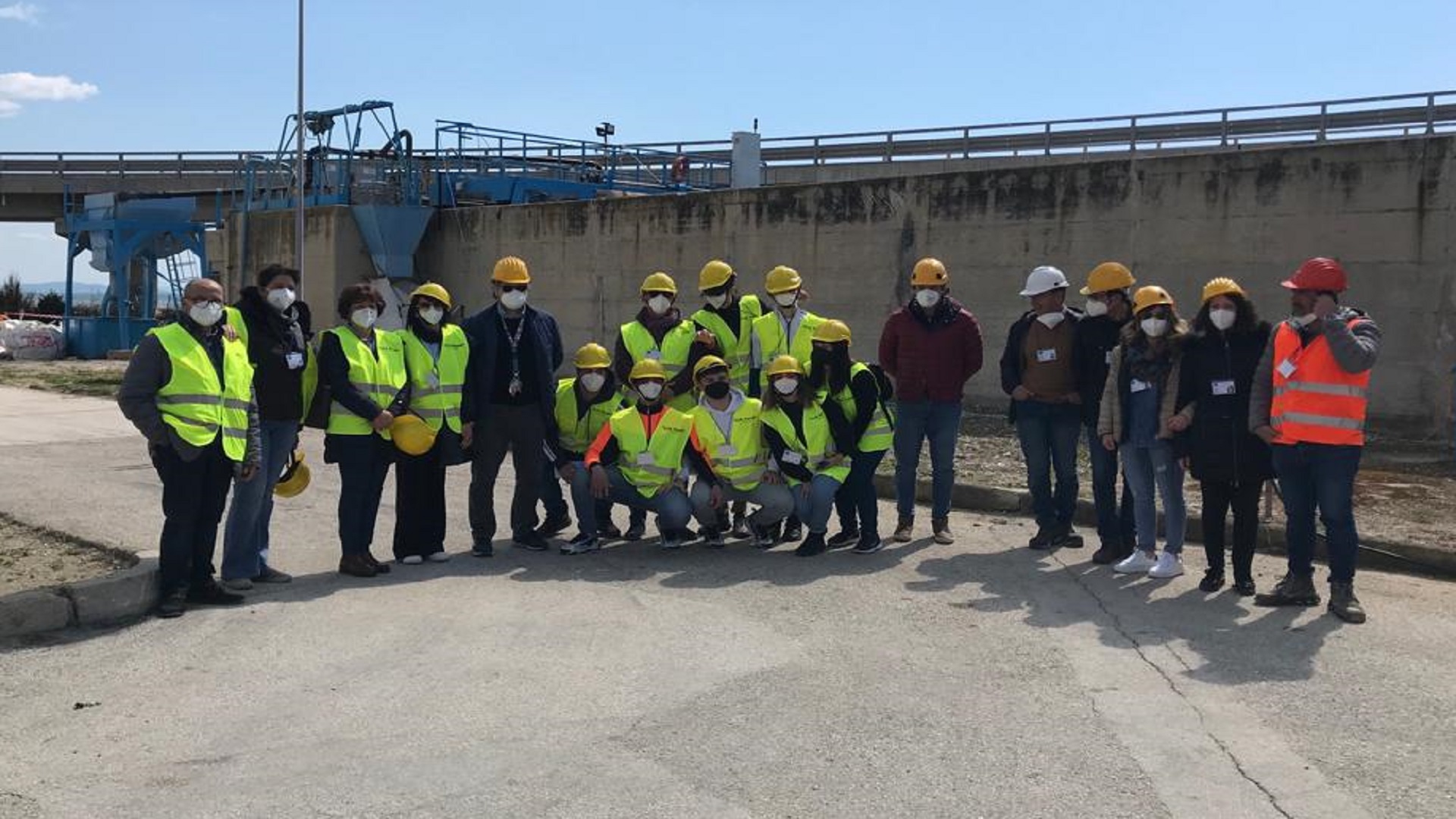 Studenti Fermi al depuratore