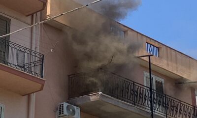 Incendio appartamento