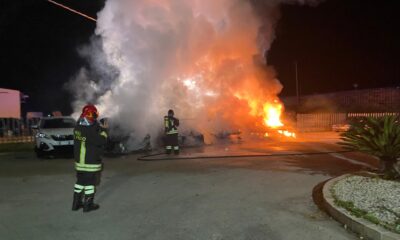 Incendio auto Generoso