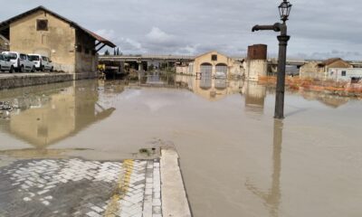 Stazione allagata